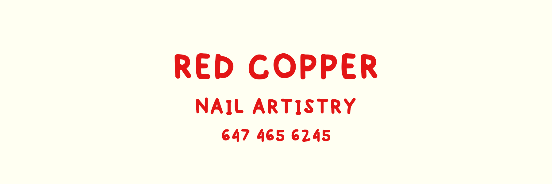 Red Copper Salon signage